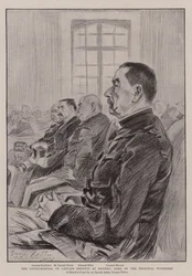 Sąd wojenny kapitana Dreyfusa w Rennes, niektórzy z głównych świadków